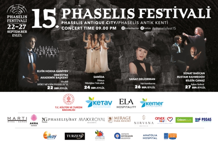 Antalyanın qədim Faselis şəhəri 15-ci dəfə məşhur musiqi festivalına ev sahibliyi edəcək