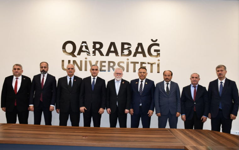 Qarabağ Universitetində Türkiyə universitetlərinin rektorları ilə qarşılıqlı əməkdaşlıq məsələləri müzakirə edilib 