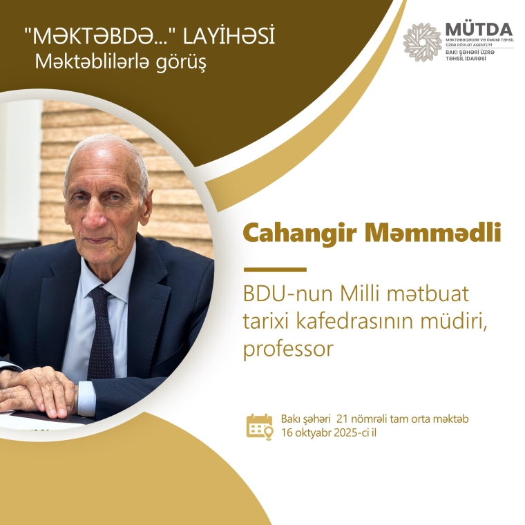“Məktəbdə...” layihəsinin yeni dərs ilində ilk görüşü