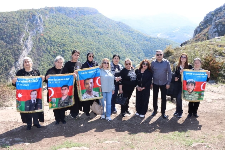 Şəhid ailələri və qazilərdən ibarət bir qrupun Qarabağa səfəri təşkil edilib