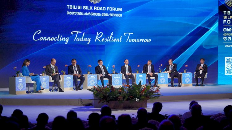Əli Əsədov Tbilisidə V İpək Yolu Forumubda iştirak edir