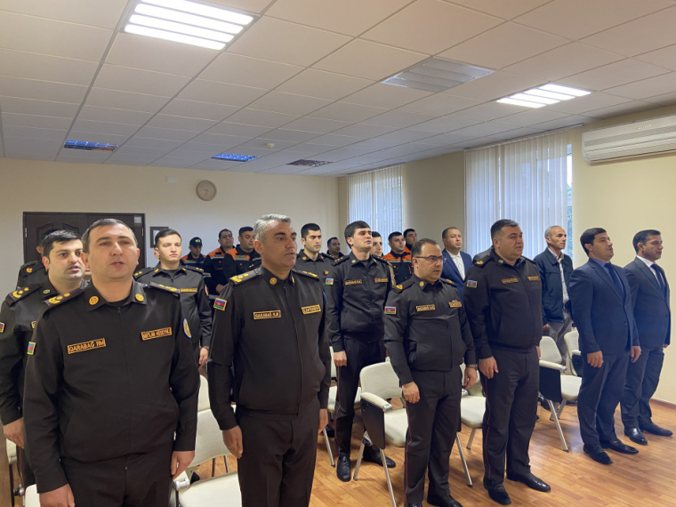 Fövqəladə Hallar Nazirliyinin strukturlarında 18 oktyabr - Müstəqilliyin Bərpası Günü qeyd edilib
