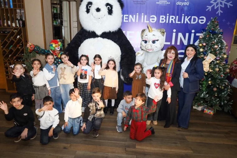 Şəhid və qazi övladları üçün Yeni il şənliyi keçirilib