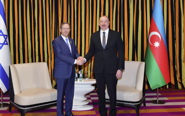 İsrail Dövlətinin Prezidenti İsxak Hersoq Azərbaycan Respublikasının Prezidenti İlham Əliyevə zəng edib