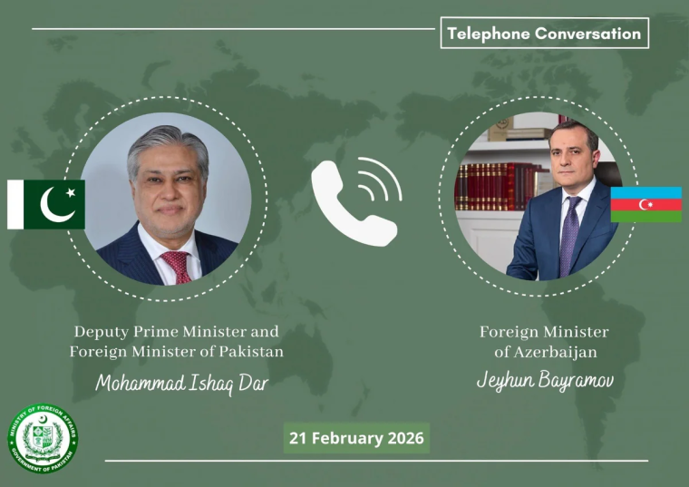 Azərbaycan və Pakistanın XİN başçıları bir sıra məsələləri müzakirə ediblər