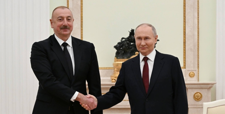 Vladimir Putin İlham Əliyevə təşəkkür etdi