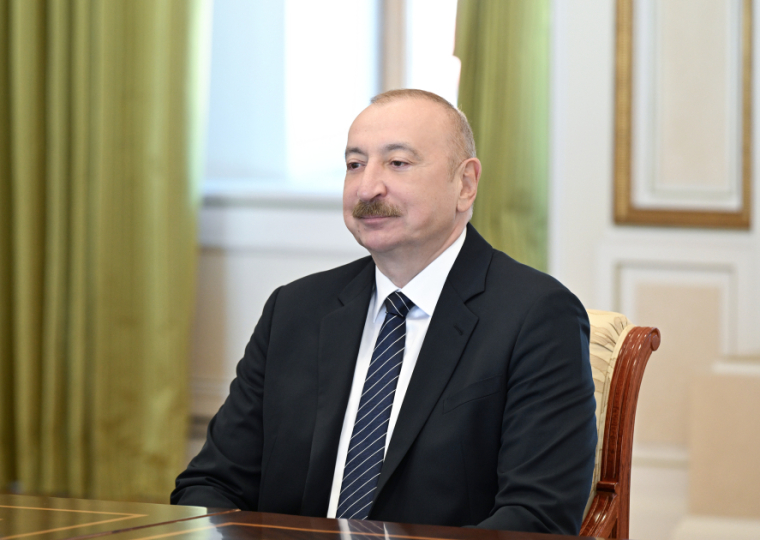 Azərbaycan Prezidenti İlham Əliyev Qazaxıstanın xarici işlər və nəqliyyat nazirlərini qəbul edib