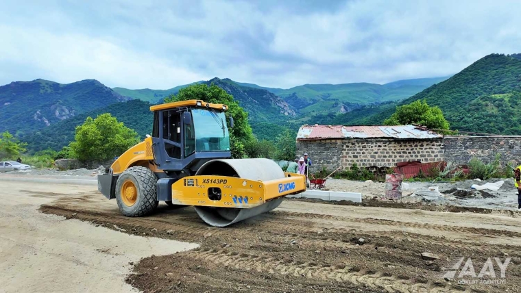İşğaldan azad olunmuş ərazilərdə yol layihələrinin tikintisinə dair MƏLUMAT