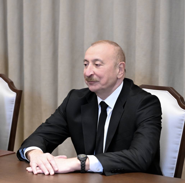 İlham Əliyev Çin Dövlət Şurasının Baş nazirinin müavinini qəbul edib