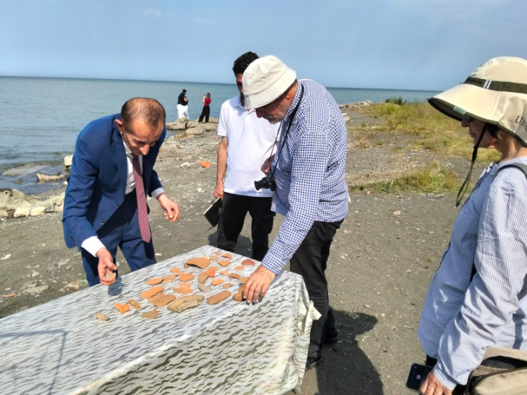 Xəzərin Lənkəran sahillərində Orta əsrlərə aid yaşayış məskəninin izlərinə rast gəlinib