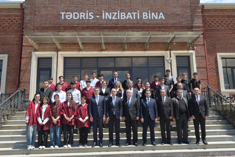 Nazir İsmayıllı Dövlət Peşə Təhsil Mərkəzinin Qobustan korpusunda olub