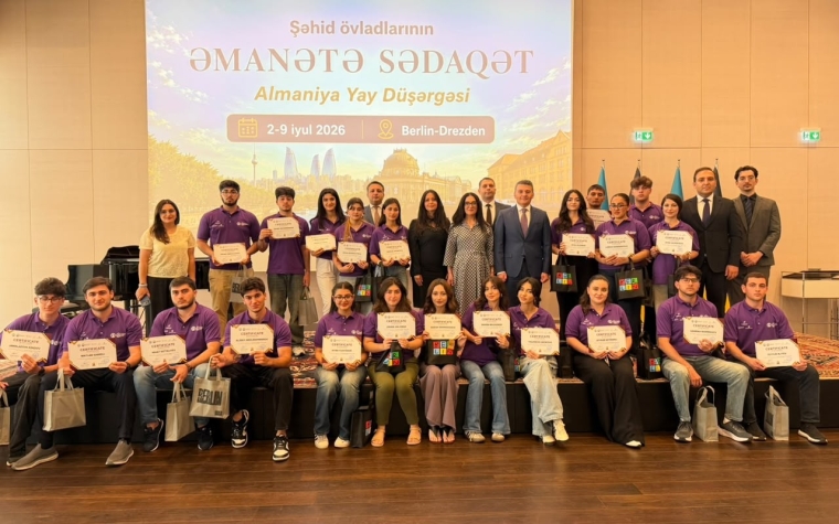 Almaniyada şəhid övladlarının “Əmanətə Sədaqət” Yay Düşərgəsi keçirilib