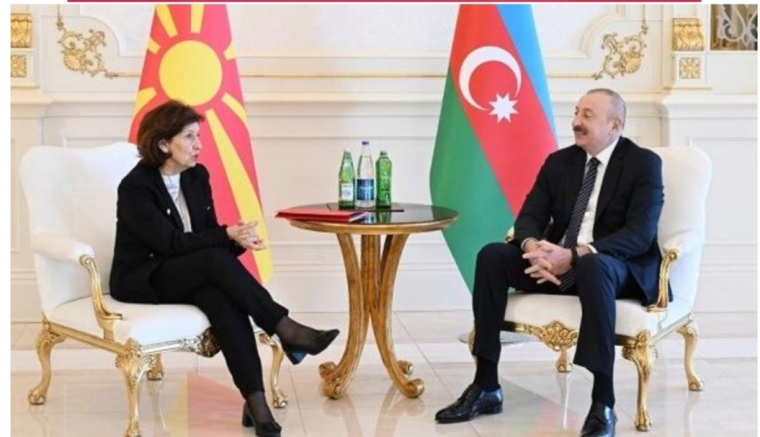 Şimali Makedoniya Respublikasının Prezidenti Qordana Silyanovska-Davkova Azərbaycan Respublikasının Prezidenti İlham Əliyevə zəng edib